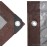 Tarp Heavy Duty Waterproof (20' x 30' - Brown/Silver) 10 Mil Thick Material, Multi-Purpose Tarpaulin