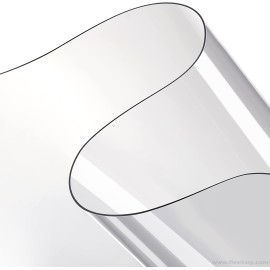 2 Sheets Clear Vinyl Plastic Sheeting 54 x 36 Inch..